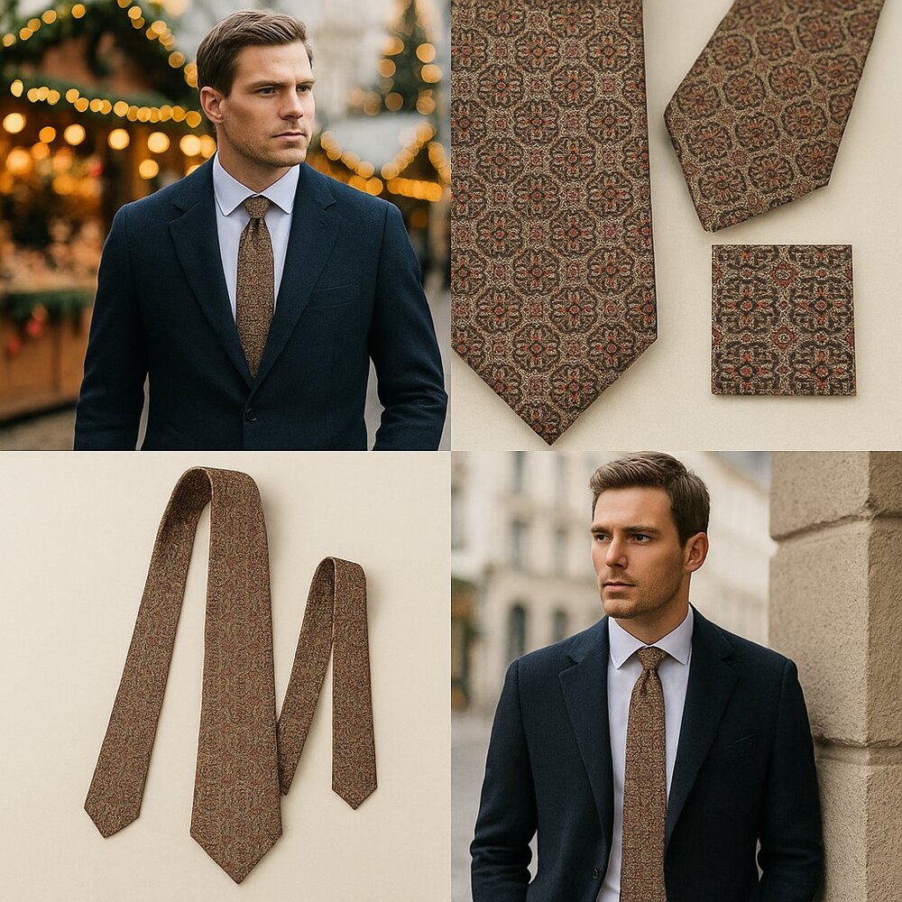 Oleg Cassini by Burma – Hand Made Vintage Tie
